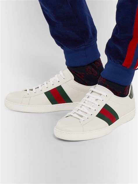 gucci sneaker low up crocodile